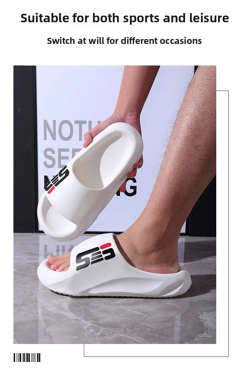 New Summer Men Massage Slippers Sides Indoor Outdoor Sandals Beach Casual Shoes Soft Sole Slides Men Flip-flops Men's Sandals