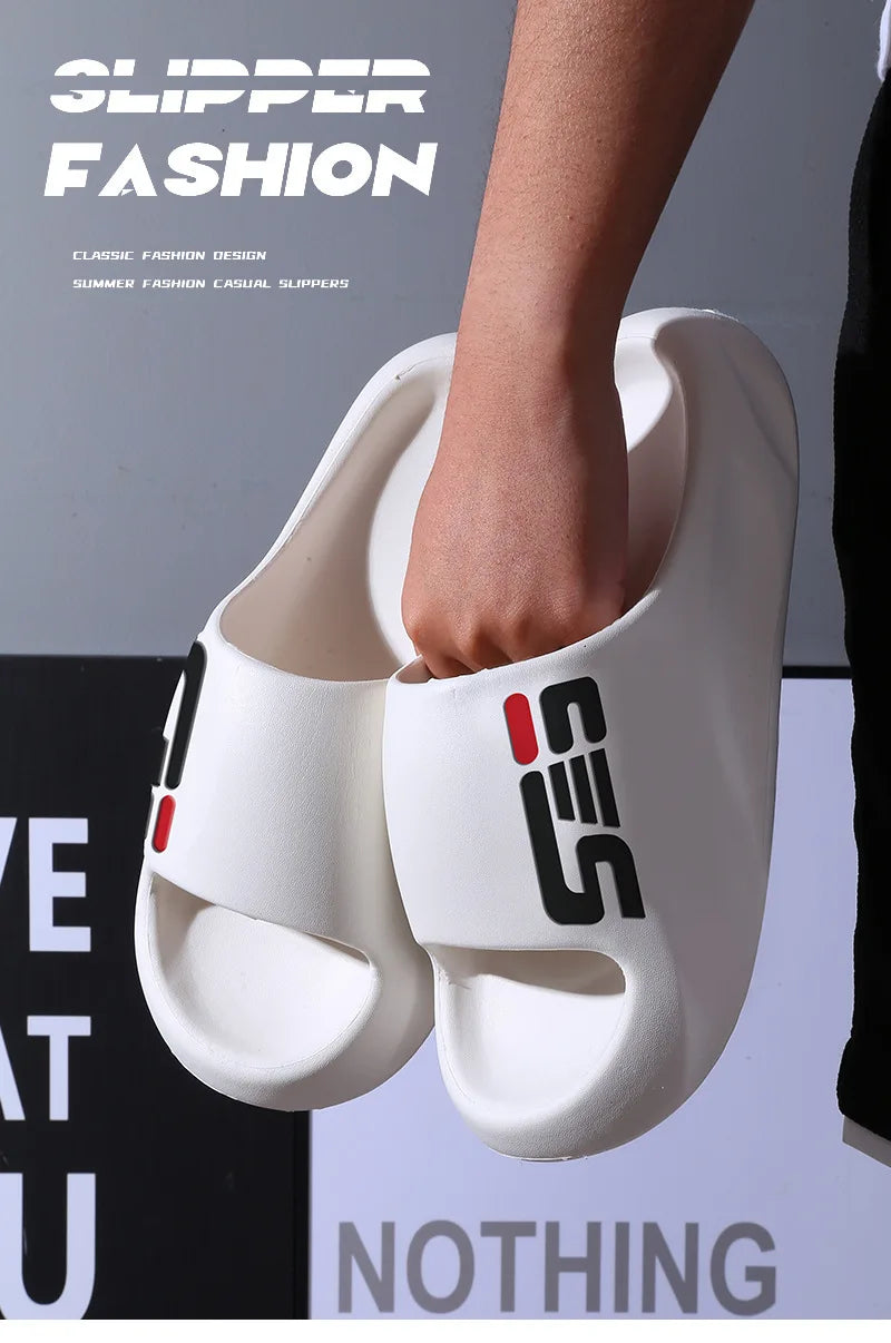 New Summer Men Massage Slippers Sides Indoor Outdoor Sandals Beach Casual Shoes Soft Sole Slides Men Flip-flops Men's Sandals