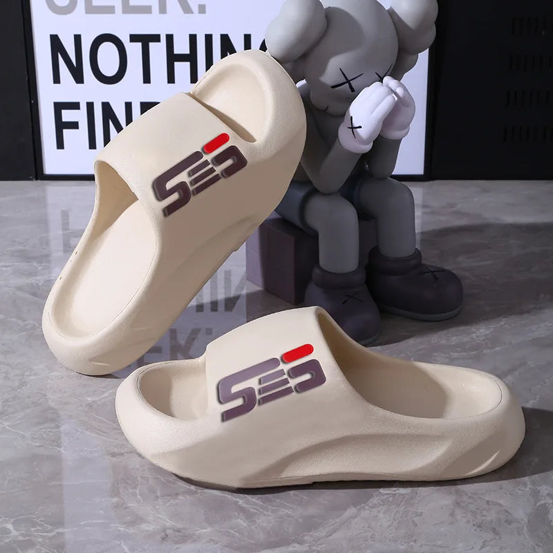 New Summer Men Massage Slippers Sides Indoor Outdoor Sandals Beach Casual Shoes Soft Sole Slides Men Flip-flops Men's Sandals