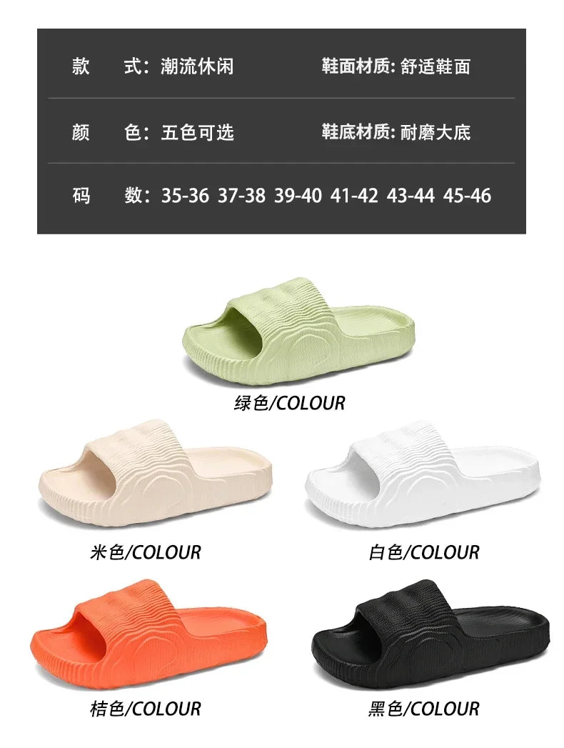 Men's Slide Slipper Man Luxury 2024 House Slippers Man Summer Shoes Sale Comfortable Men's Sandal Male Shoes Sneakers Flip Flop