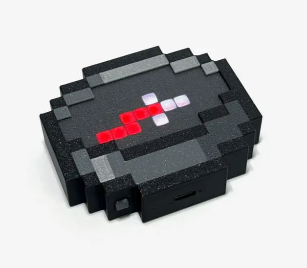 Minecraft Compass Keychain